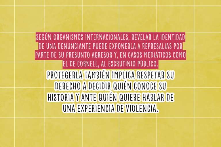 ¿Quién es Jane Doe y por qué se debe proteger la identidad de las denunciantes?