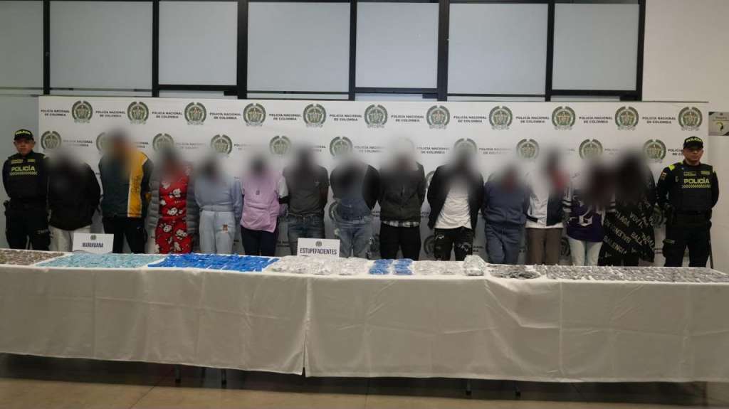 Desarticula banda Las Heras, señalada de distribuir estupefacientes en el centro de Bogotá bajo la fachada de autopartes. Hay 19 capturados.
