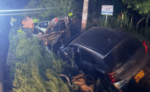 Persecución tras robo terminó en accidente de tránsito con dos muertos en vía La Cordialidad