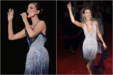 El vestido de Céline Dion de Chanel con 6.000 cristales que requirió 1.380 horas de trabajo
