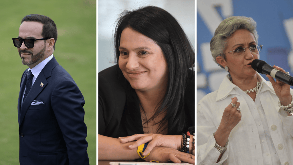 Abelardo de la Espriella, Paola Holguín e Ilva Myriam Hoyos.
