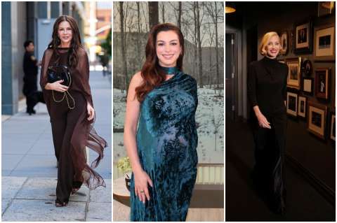 Anne Hathaway, Catherine Zeta-Jones y Jessica Chastain lucieron diseños de Silvia Tcherassi