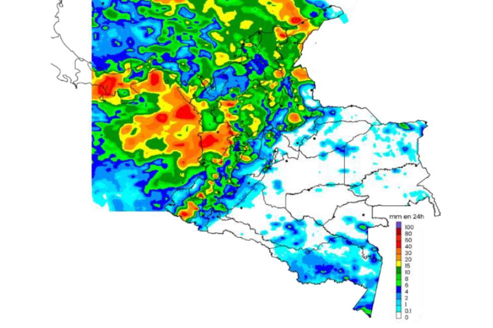 Estos son los departamentos en los que puede llover durante primer fin de semana de octubre.
