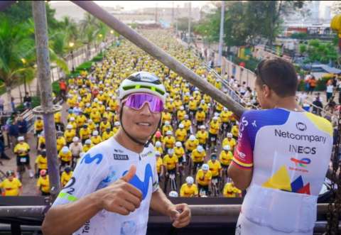 Contador, Froome y Rigo: los mensajes de las estrellas para despedir a Nairo Quintana