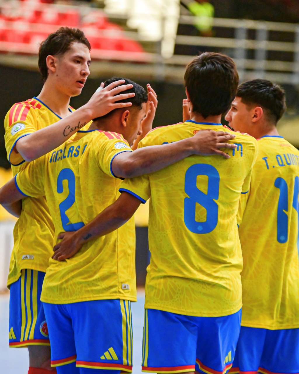 Colombia terminó segunda del Grupo A y se medirá con Brasil por un cupo a la final de la CONMEBOL Sub20 Futsal 2026.