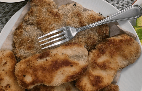 Receta de chuleta de cerdo apanada como la de la abuela