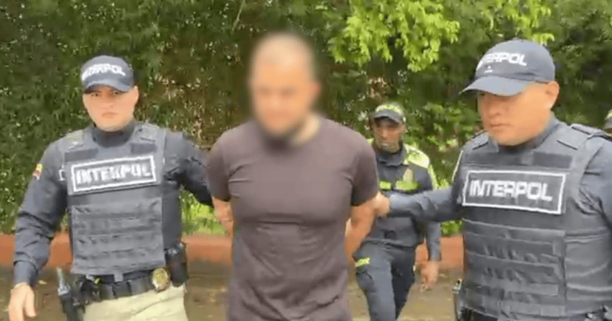 Capturan en Antioquia a alias Ash, capo internacional buscado por narcotráfico