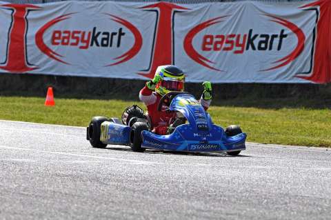 Mateo Gómez, campeón mundial de karting a los 11 años: ganó en Italia