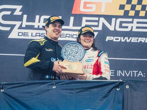 Tatiana Calderón subió al podio en México: tercer lugar en el Circuito Miguel E. Abed