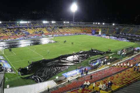 Dimayor canceló Millonarios vs. Once Caldas por el mal estado de la cancha de El Campín