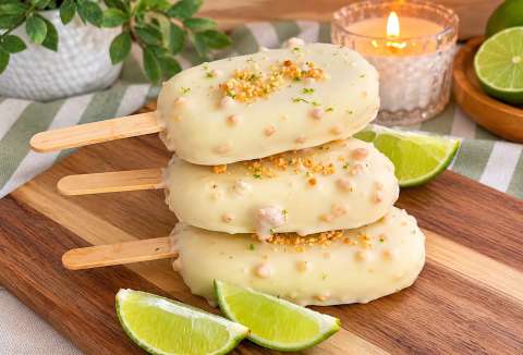 Paletas de pie de limón sin horno, receta fácil para hacerlas tipo Magnum en tu casa