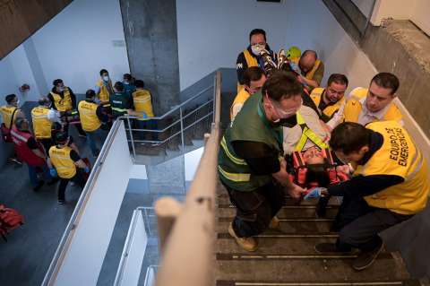 En fotos: así se vivió el Simulacro Nacional de Respuesta a Emergencias hoy, 21 de octubre