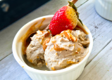 Cómo hacer helado de coco casero con caramelo salado de dátiles