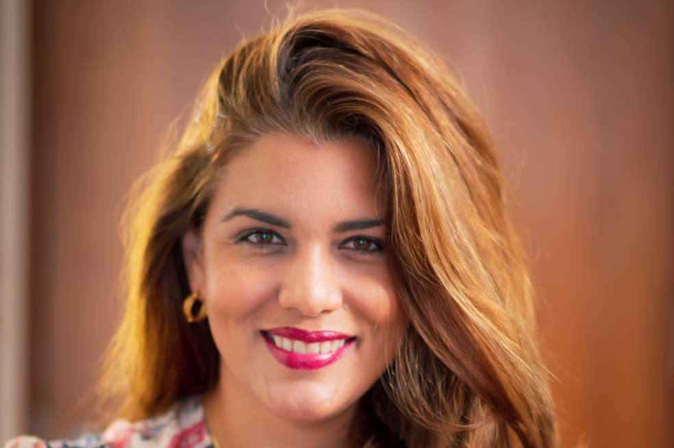La escritora y poeta cartagenera Martha Amor Olaya,