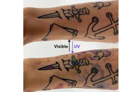¿El futuro de los tatuajes? Crean una tinta que permite “activarlos” y desactivarlos” 