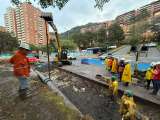Acueducto terminó de reparar tubería matriz en la carrera séptima