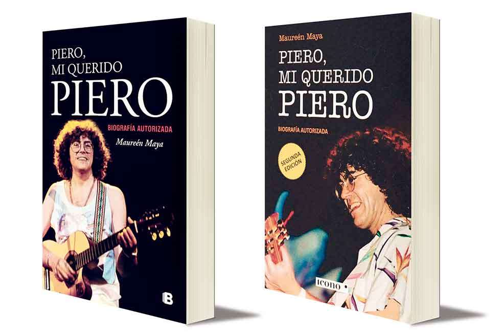 Las dos versiones que se han publicado de la biografía con los sellos Ícono y Ediciones B.