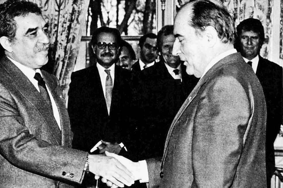 François Mitterrand y Gabriel García Márquez, una poderosa amistad que se recordará la semana entrante en Francia.