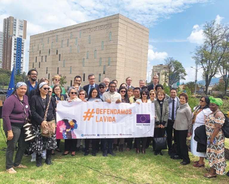 Defendamos la vida, la campaña europea por los líderes sociales