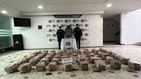 Capturan sujeto que guardaba en su casa más de 100kg de marihuana