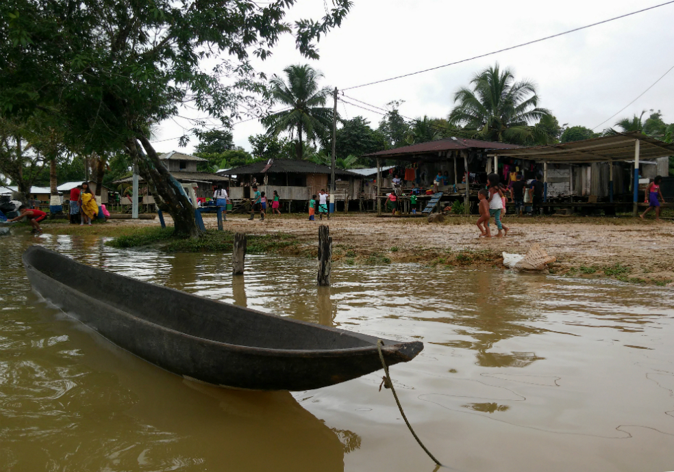 La situación tiene confinadas a las comunidades que se comunican a través del río San Juan.