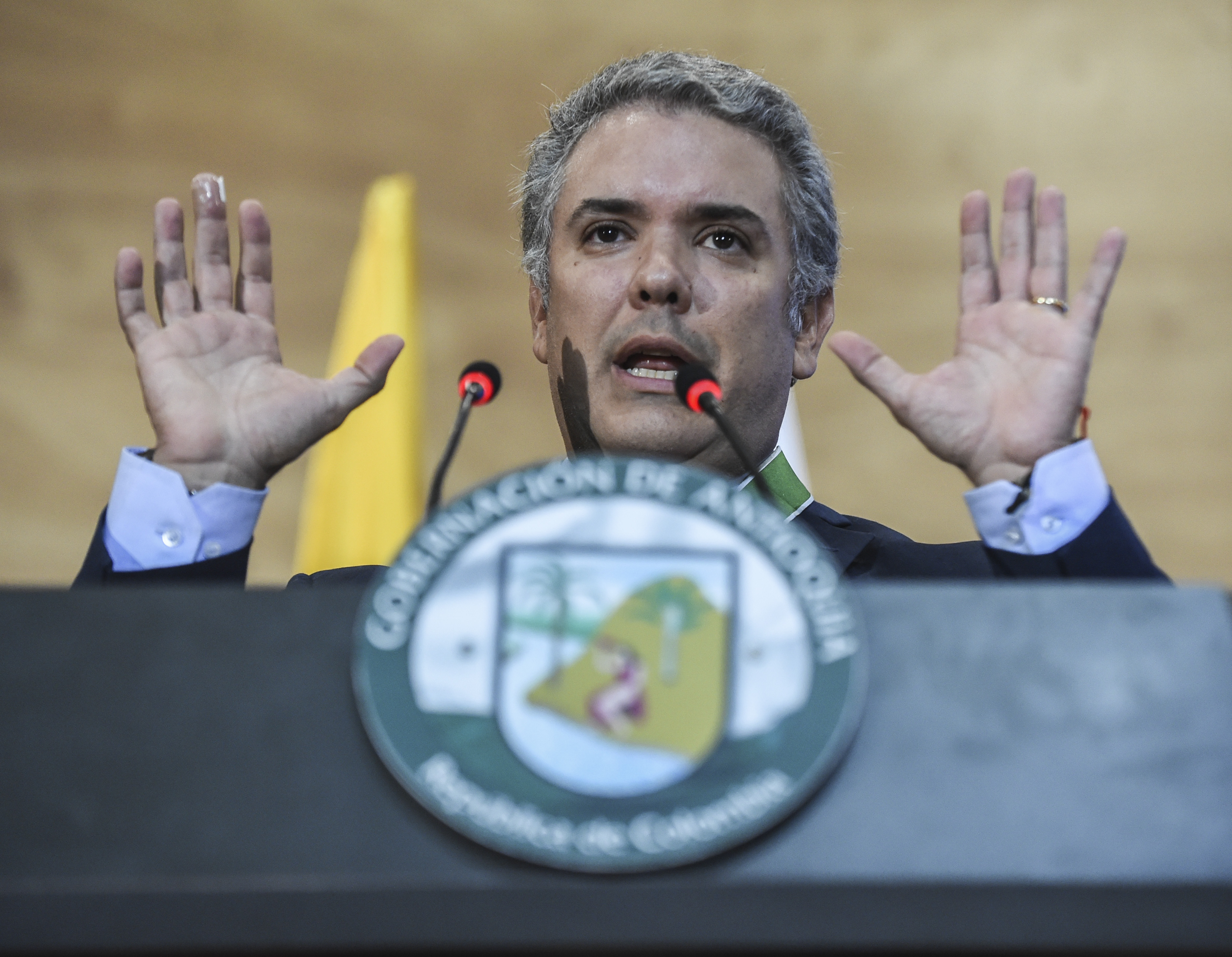 Iván Duque Márquez, presidente de Colombia. / AFP