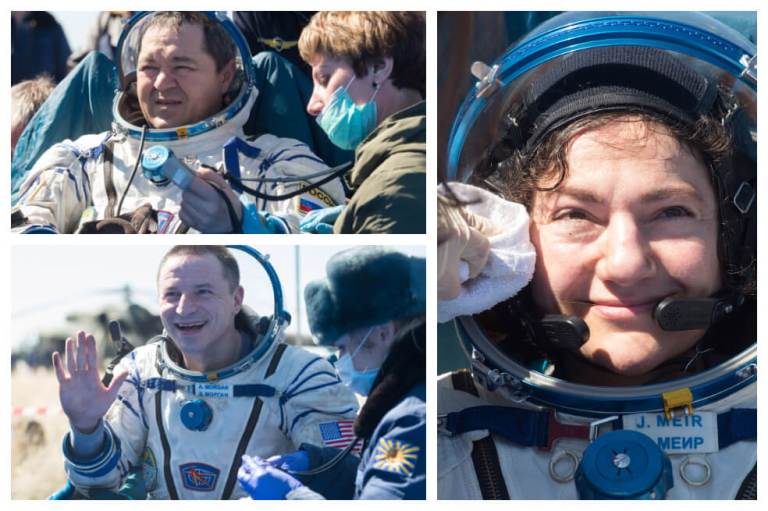 Astronautas regresan a la Tierra en plena pandemia por el coronavirus