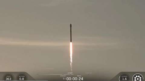 En vídeo: así fue el lanzamiento del Falcon 9 de SpaceX para llevar satélites al espacio