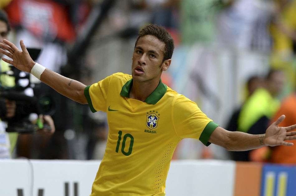 El jugador de la selección brasileña Neymar jugó ante Australia un partido amistoso / AFP