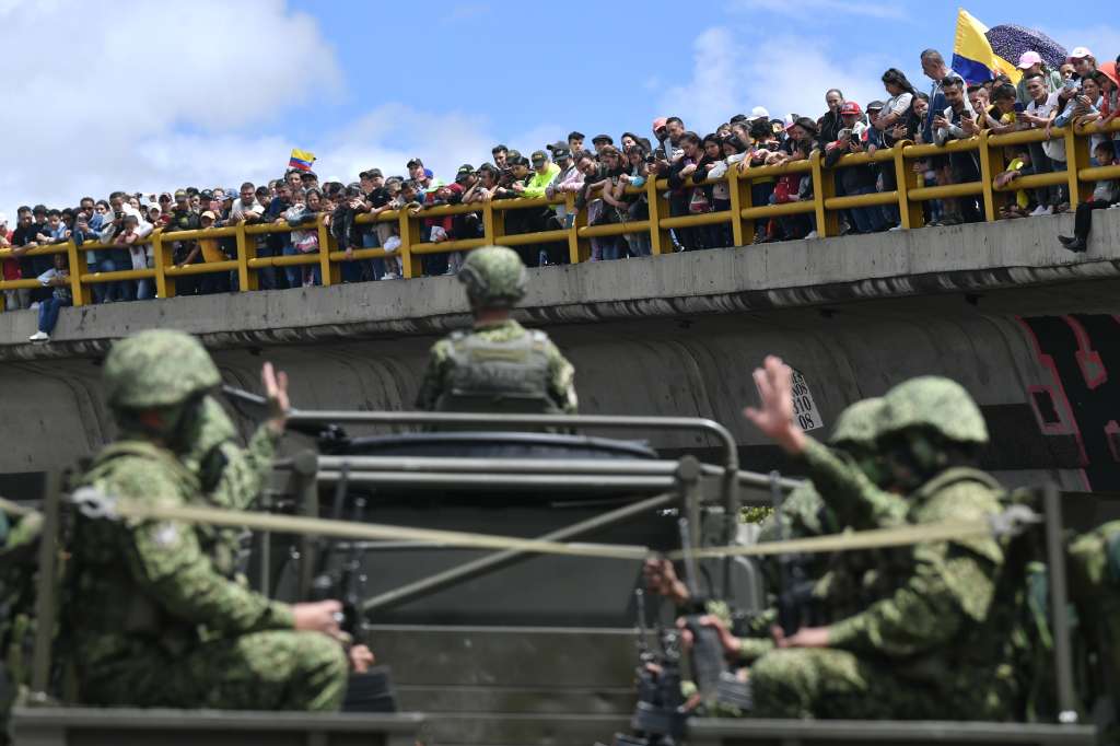 Desfile del 20 de julio, en Bogotá