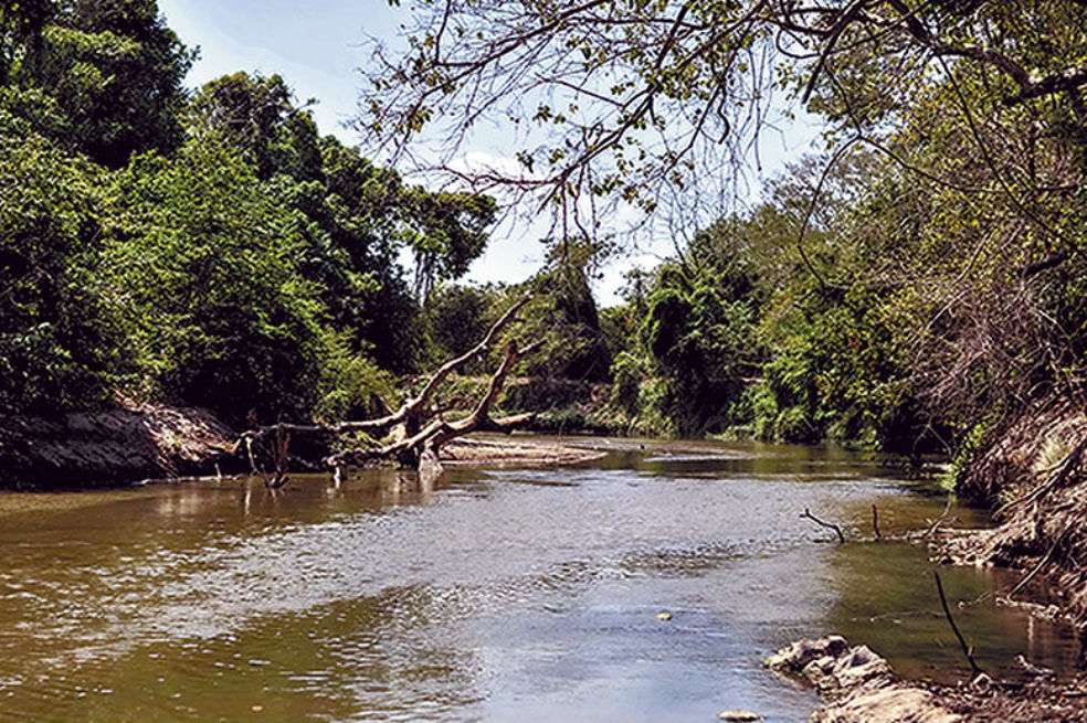 Este es el río Ranchería, el principal afluente de La Guajira y donde desemboca el Arroyo Bruno.