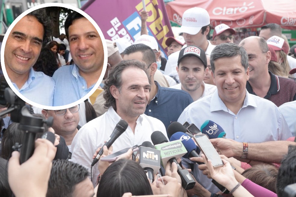 Rodrigo Lara, Sergio Fajardo y Fico Gutiérrez