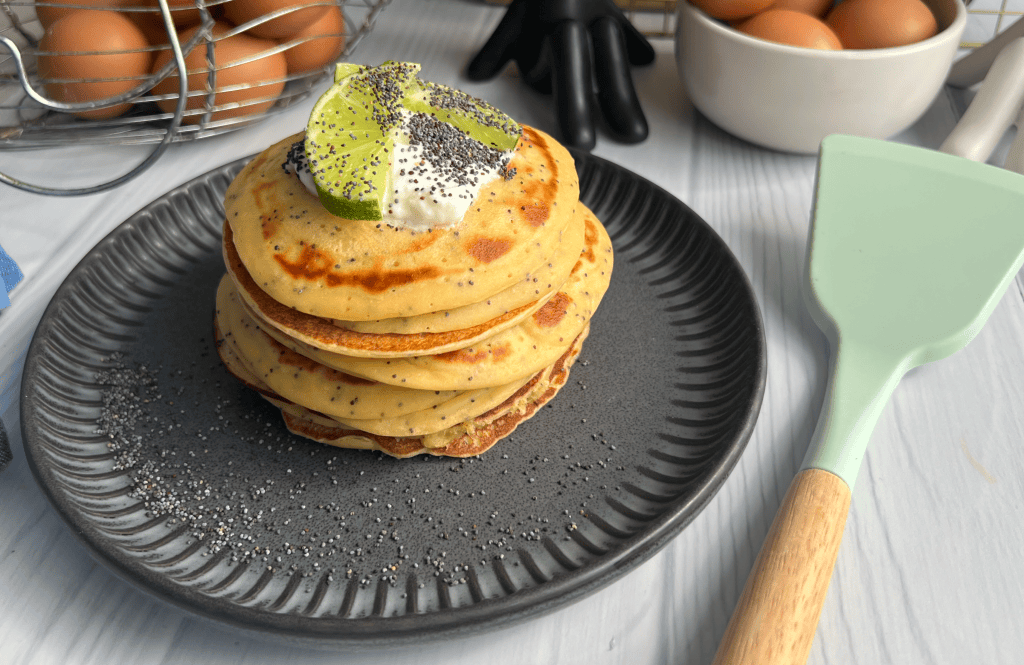 Pancakes de limón y amapola