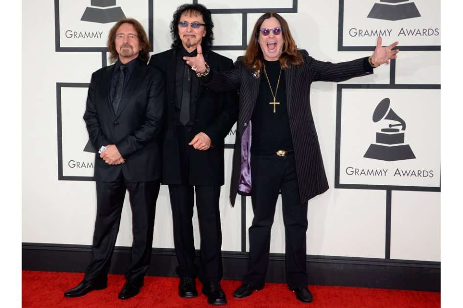 Black Sabbath en los Grammy 2014.