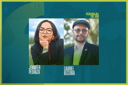 Jennifer Pedraza y Gabriel Becerra son dos de los personajes del año de El Espectador