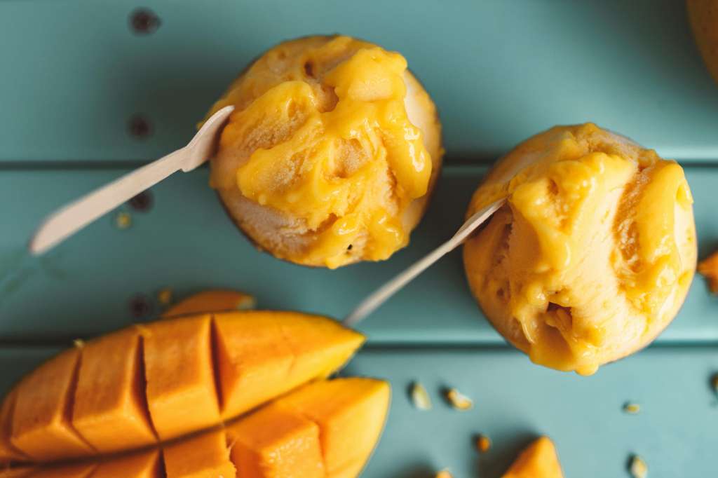 Helado de mango