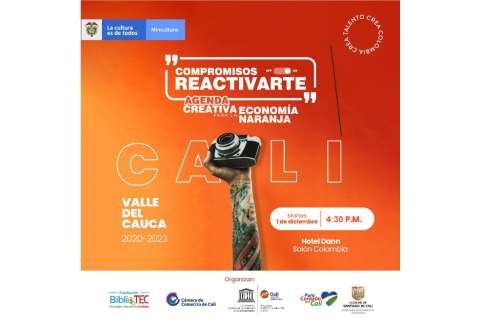 Se invertirán más de $500.000 millones de pesos para reactivar el sector cultural y creativo en Cali