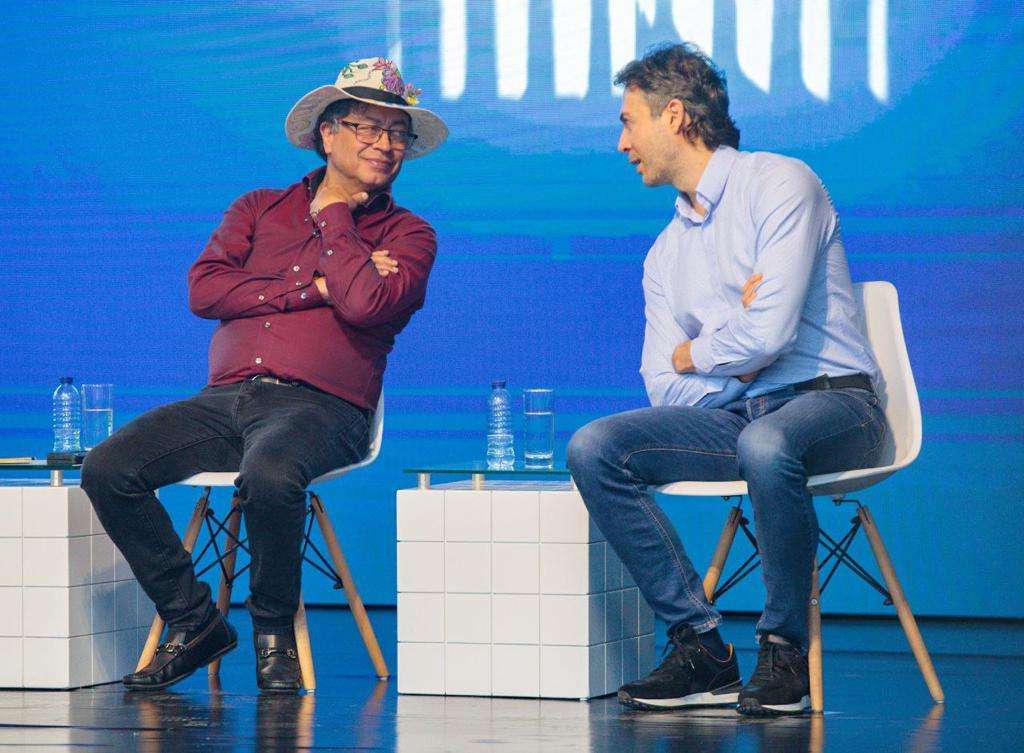 Daniel Quintero y Gustavo Petro