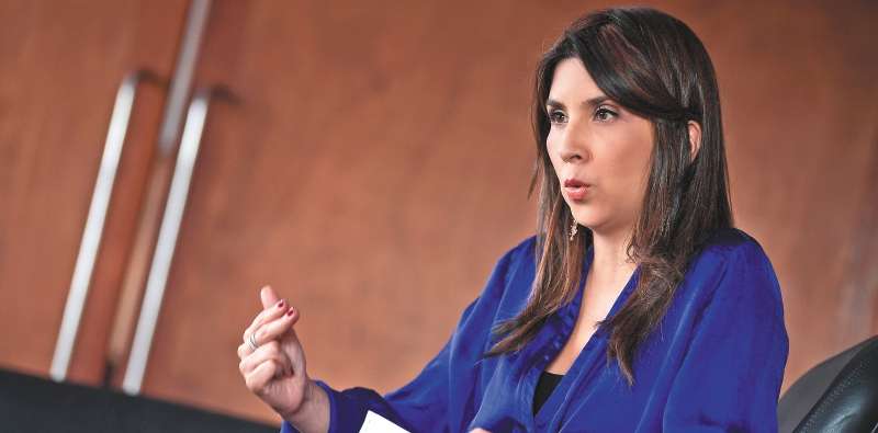 María Victoria Angulo fue designada como ministra de Educación en agosto de 2018- /Mauricio Alvarado