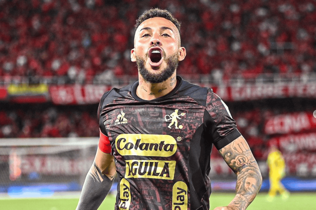 Duván Vergara, capitán de América de Cali, fue el autor de la anotación en el estadio Pascual Guerrero.