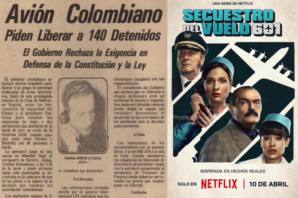 Esta es la historia real del vuelo que fue secuestrado por 60 horas y en la que se basa la nueva serie de Netflix.