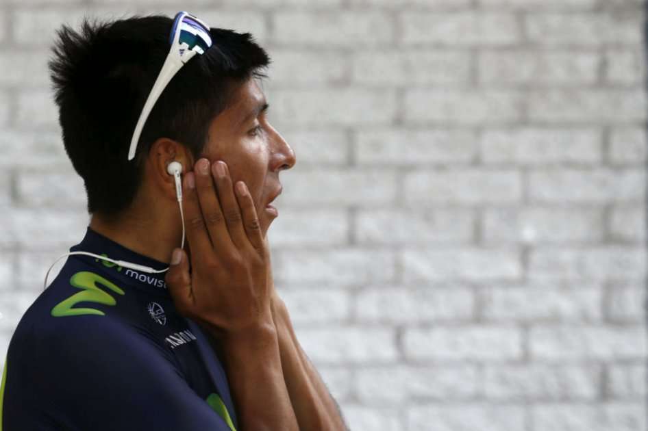 Nairo Quintana se mantiene en la decimoséptima posición en el Tour de Francia. Foto: AFP