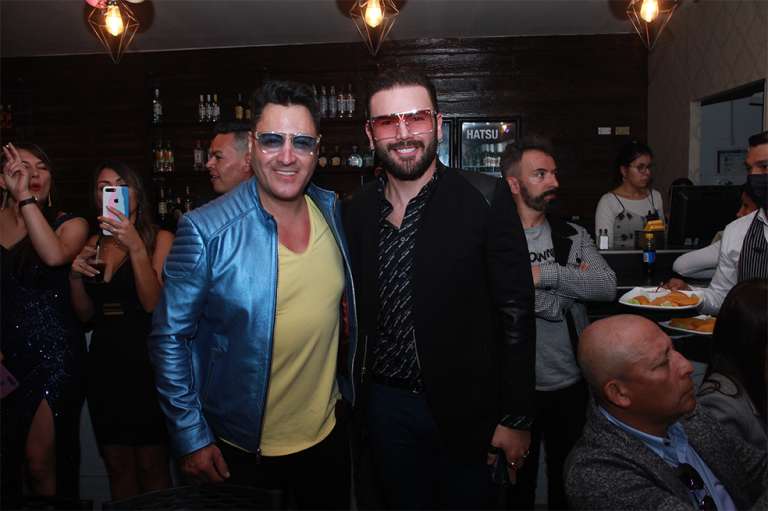 Giovanny López y David Estrada
