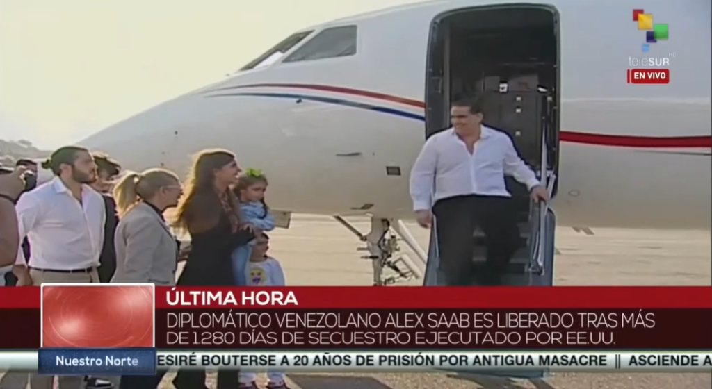 Alex Saab fue liberado este miércoles por las autoridades estadounidenses. El empresario colombiano fue extraditado a Estados Unidos en el 2021, acusado de conspirar para blanqueamiento de dinero.