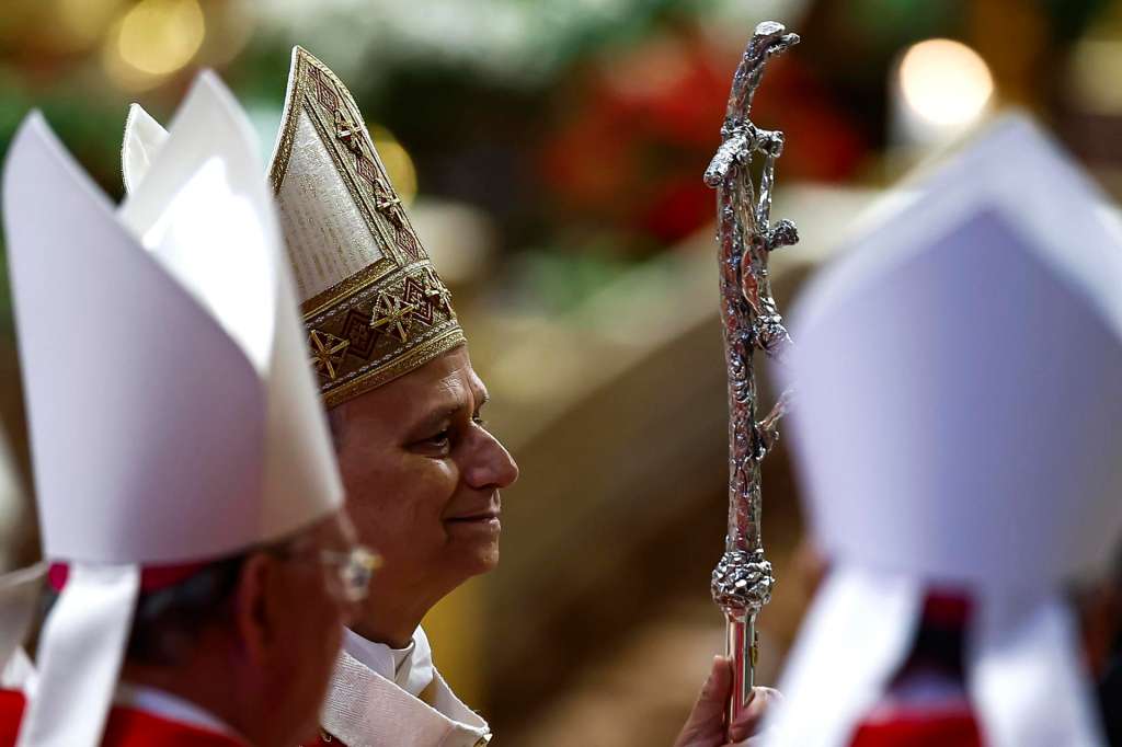 VATICAN CITY (Vatican City State (Holy See)), 29/06/2025.- Pope Leo XIV presides a Holy Mass on the Solemnity of the Holy Apostles Peter and Paul, in Saint Peter's Basilica, in Vatican City, 29 June 2025. (Papa) EFE/EPA/ANGELO CARCONI