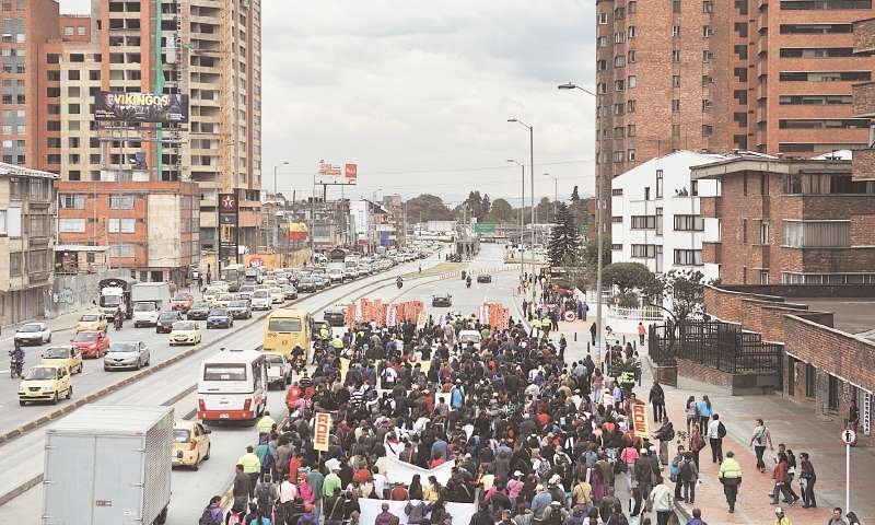 La Asociación Distrital de Educadores no descarta ir a paro si no se acuerda una nueva reposición de clases. / Mauricio Alvarado