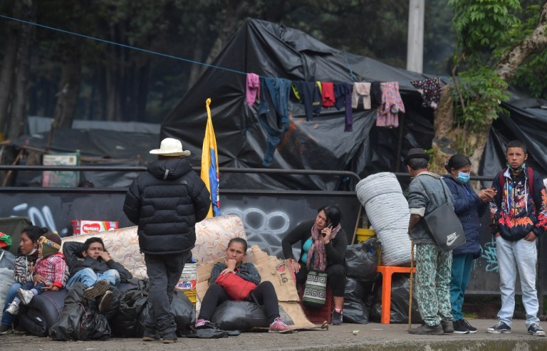 Cabe recordar que estas comunidades llegaron a la capital desde septiembre de 2021, con el fin de buscar seguridad y garantías en sus asentamientos.