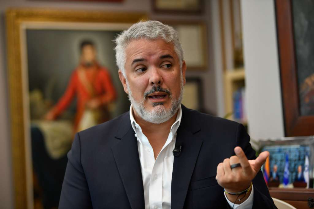 Expresidente de Colombia durante entrevista