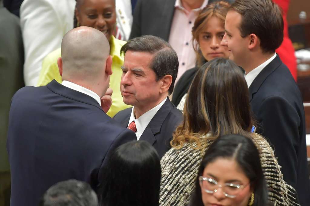Ministro del Interior en el Congreso de la República.
