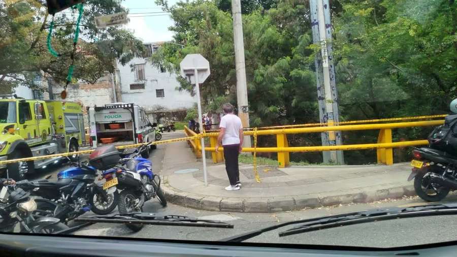 El hecho ocurrió cerca de la estación Acevedo del Metro de Medellín.